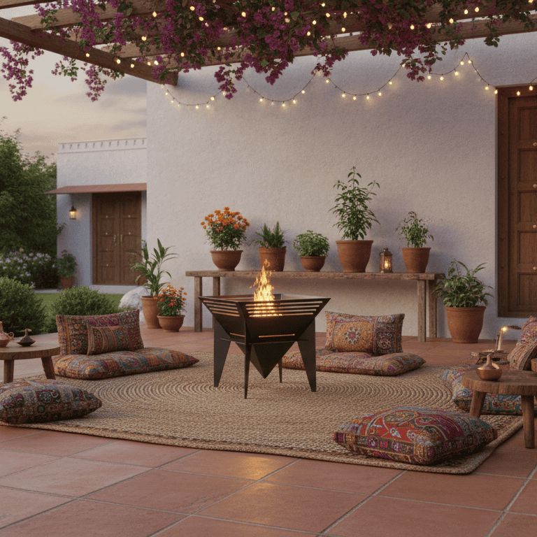 Tri Blaze outdoor bbq and bonfire firepit