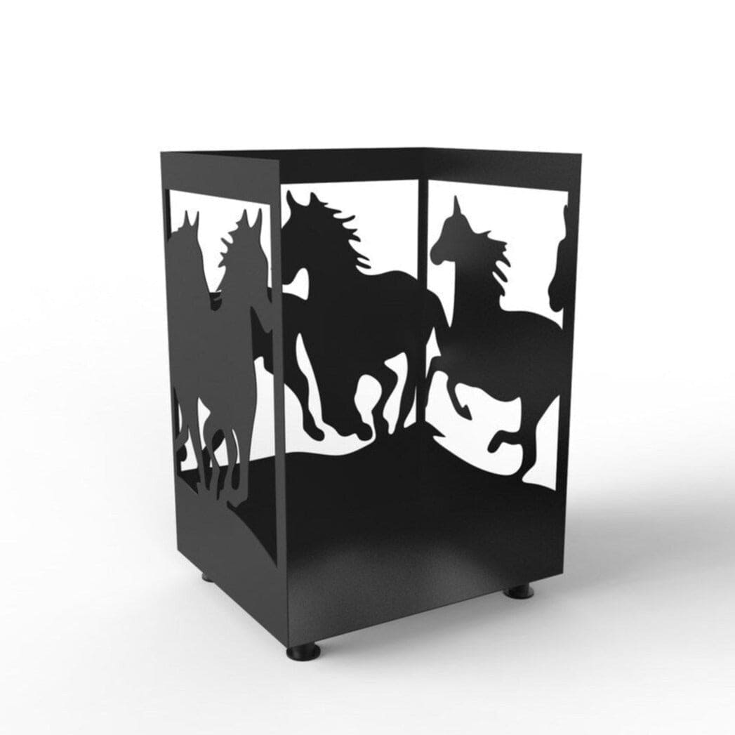 Running Horse Firewood Rack