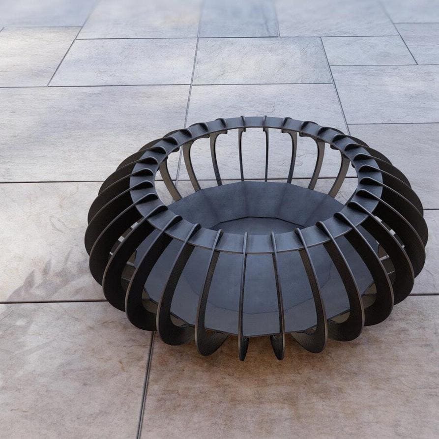 Glow Orb outdoor firepit