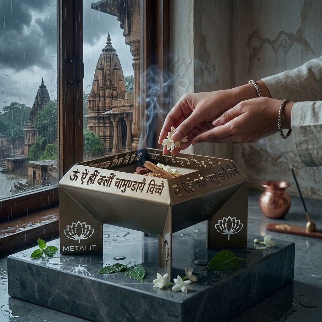 Durga Beej Mantra Hawan Kund Yajna