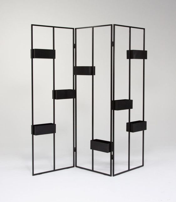 Folding graphic planter stand - metalit