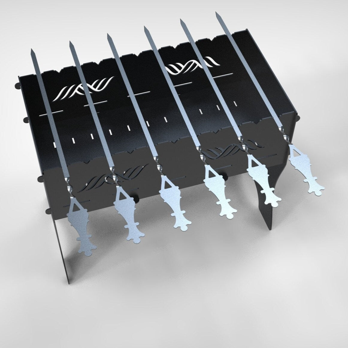 Queen head long skewers - metalit