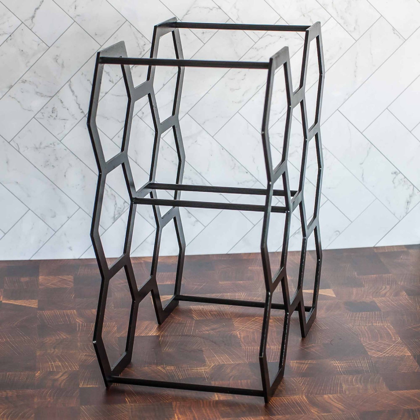 Vino blanco metal rack - metalit