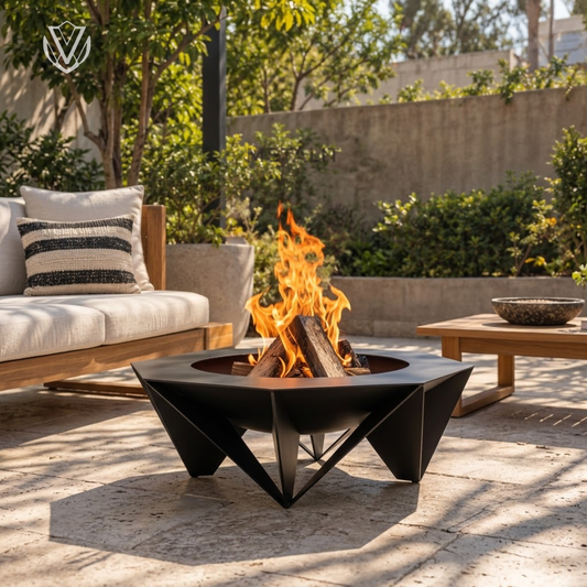 Diamond Frame Outdoor luxury Bonfire Firepit alaav/sigdi