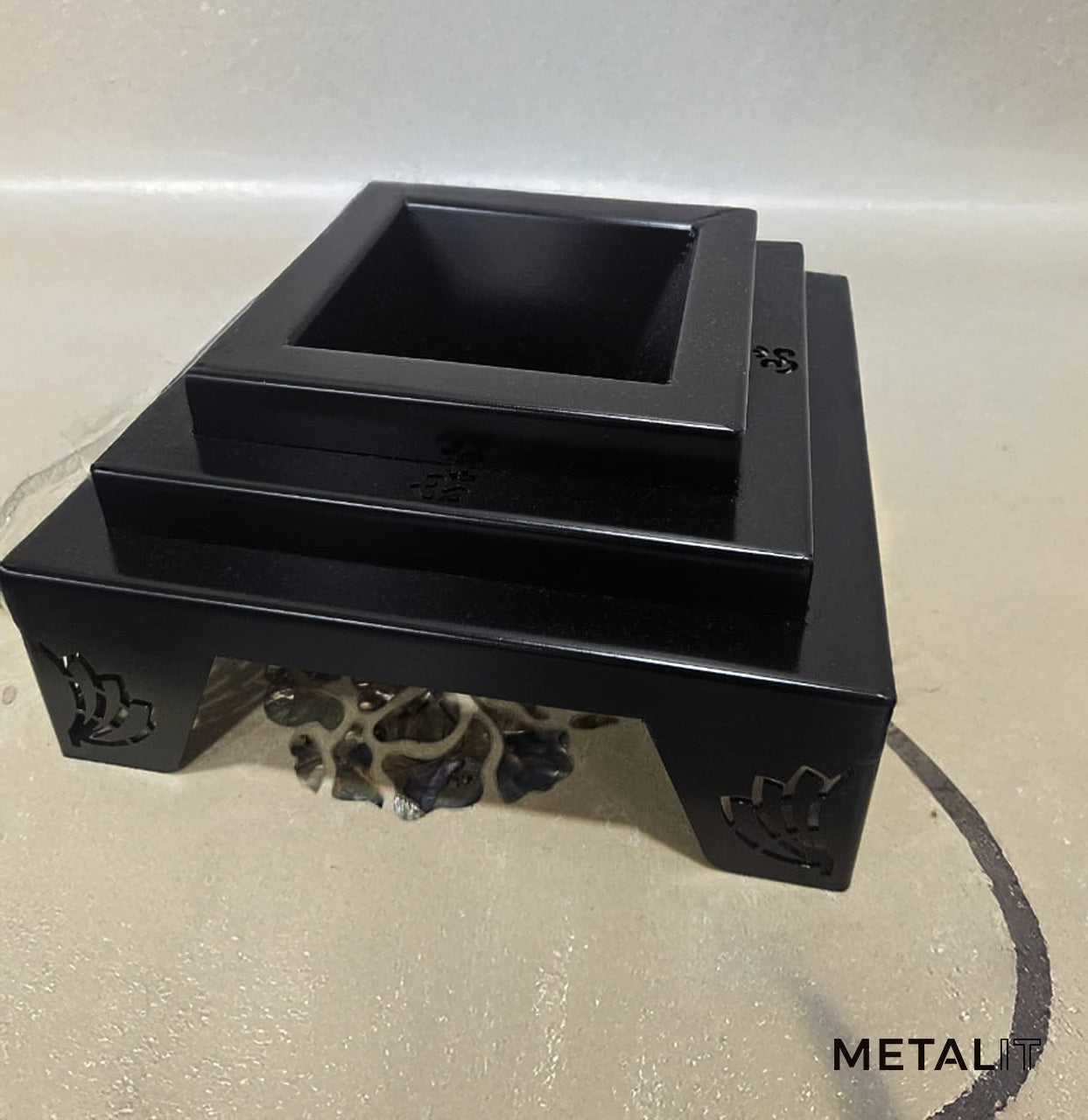 Tri-Gun traditional 3-step havan kund/ jaap/ yagya kund
