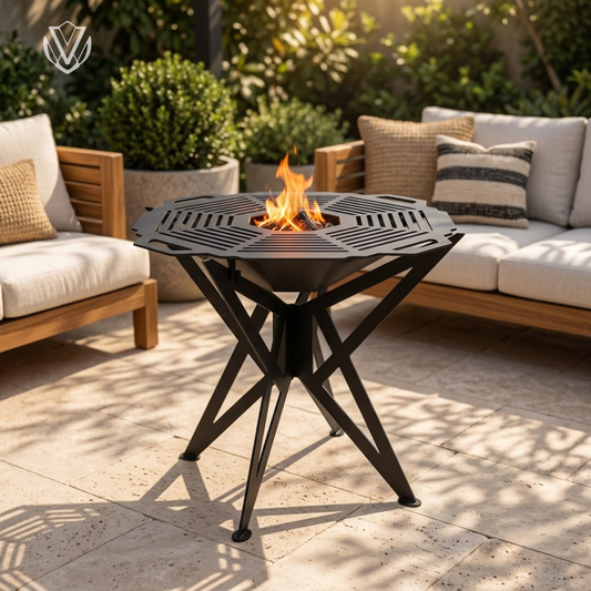 Tri Cross outdoor luxury bonfire Firepit
