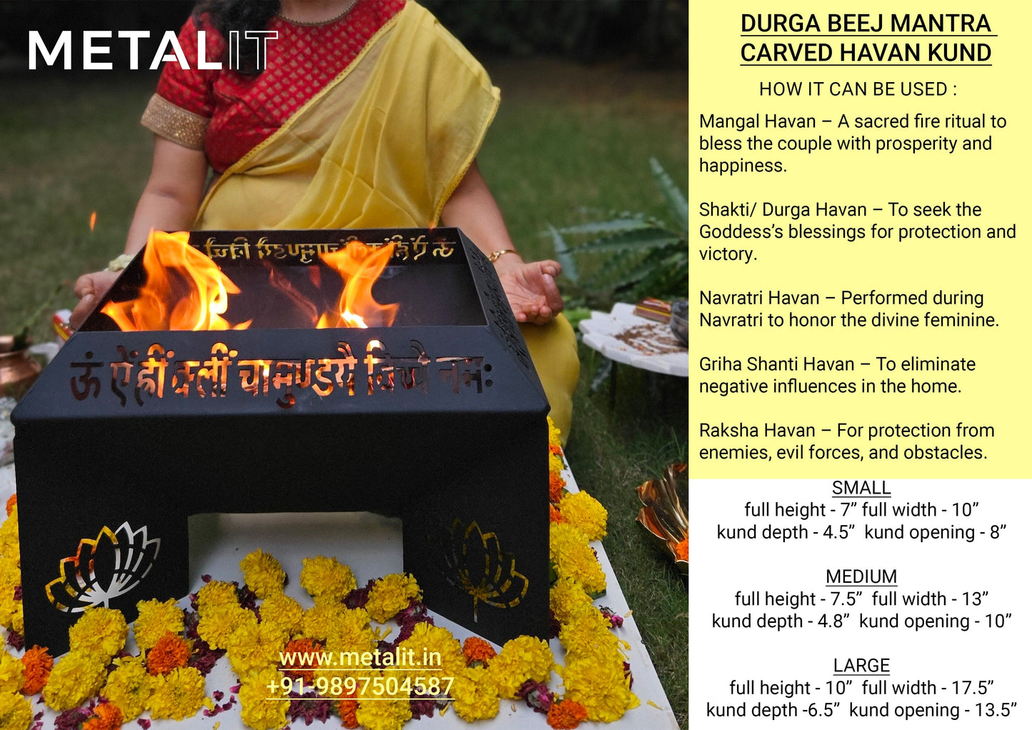 Durga Beej Mantra Havan Kund Yajna