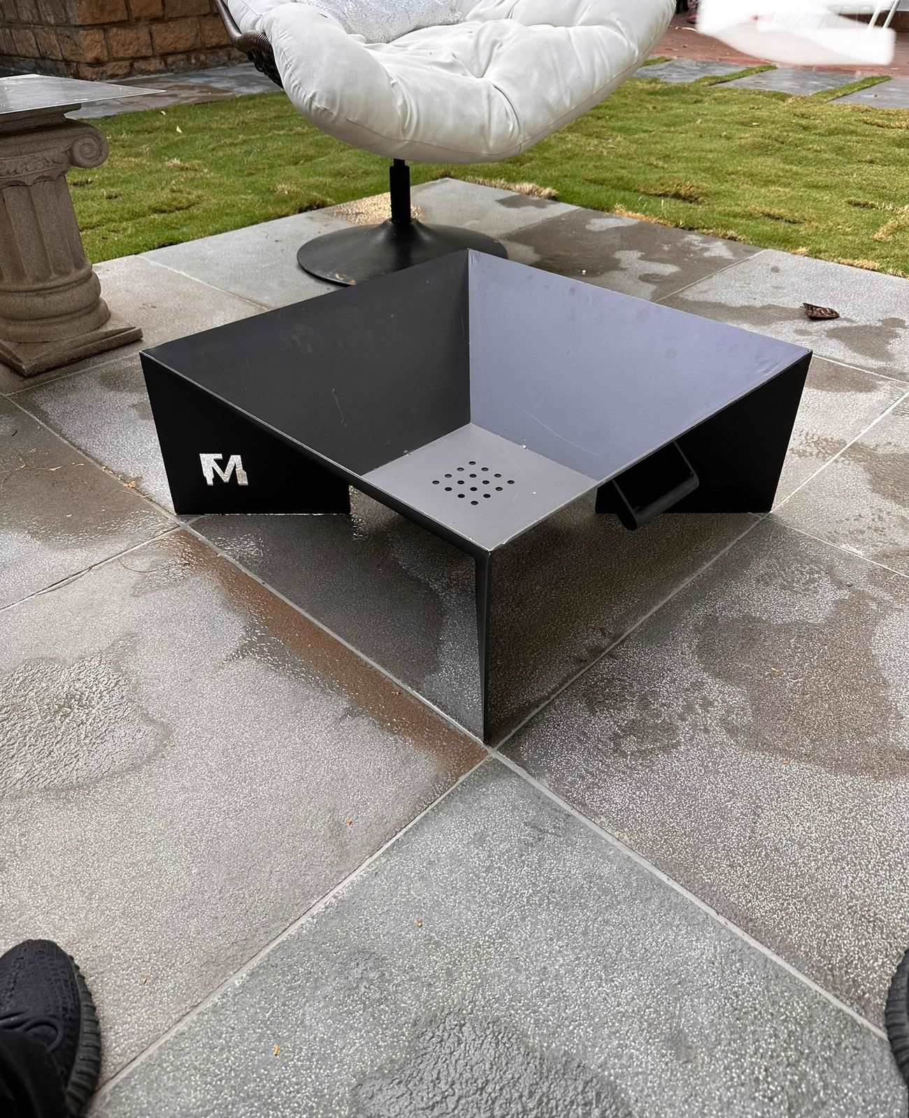 Fire pit grate