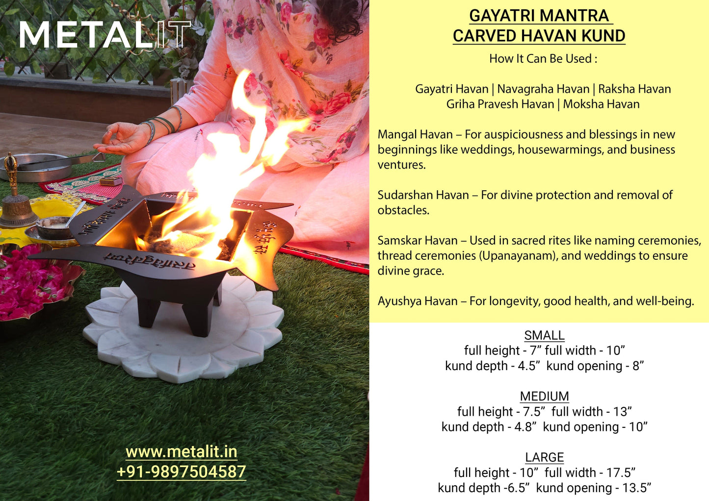 Gayatri Mantra Havan Kund Yajna