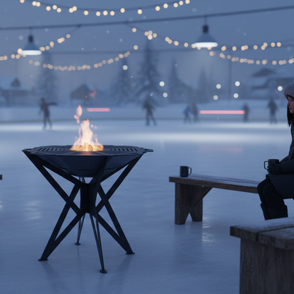 Tri Cross outdoor luxury bonfire Firepit