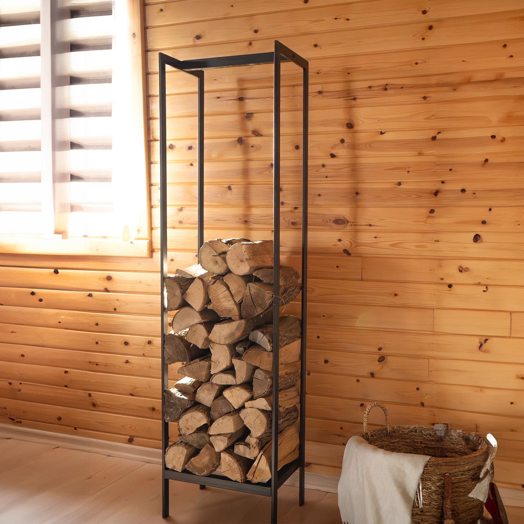 Long Firewood Rack