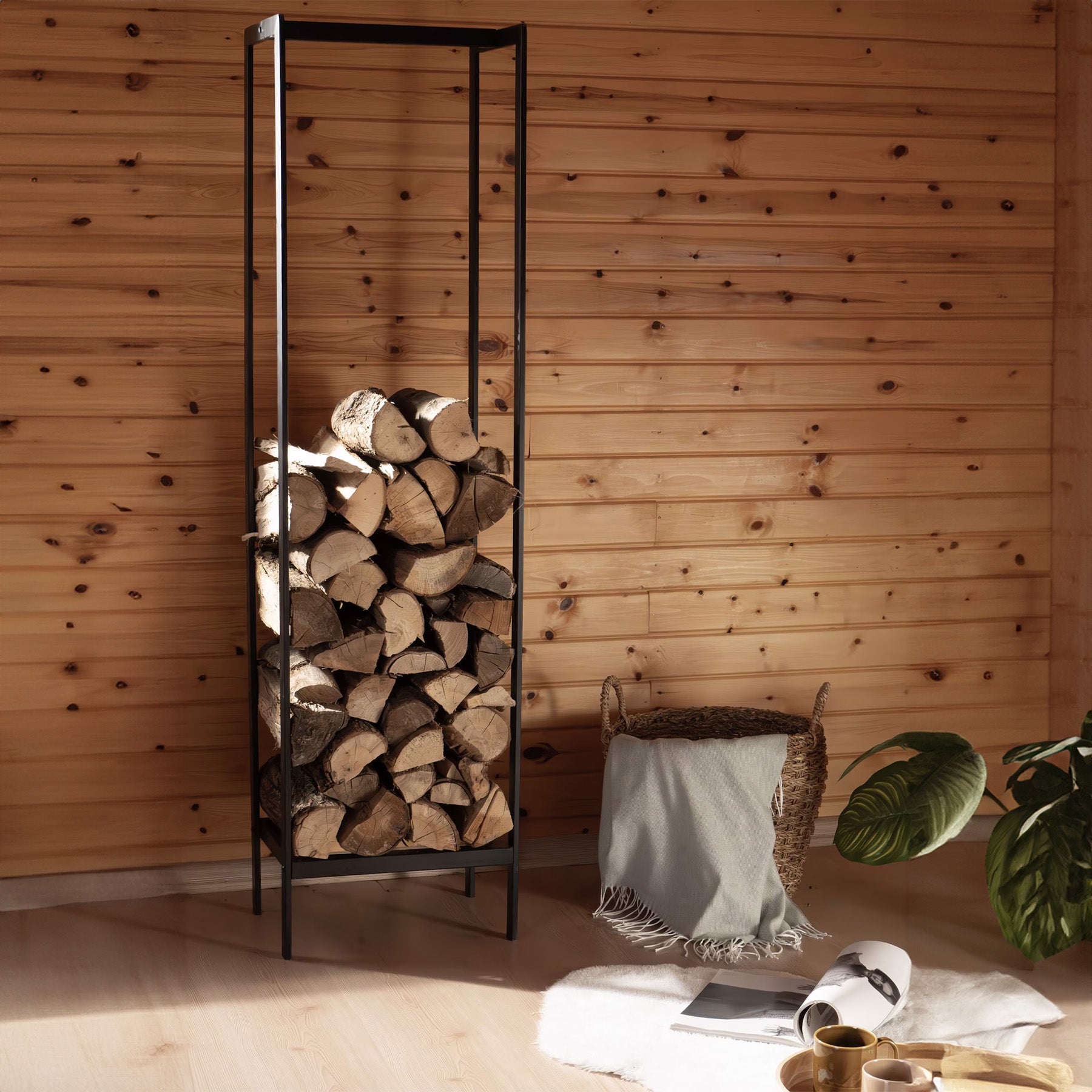 Long Firewood Rack