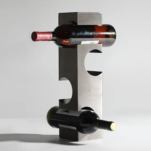 Quadra Vino Bottle Rack - metalit