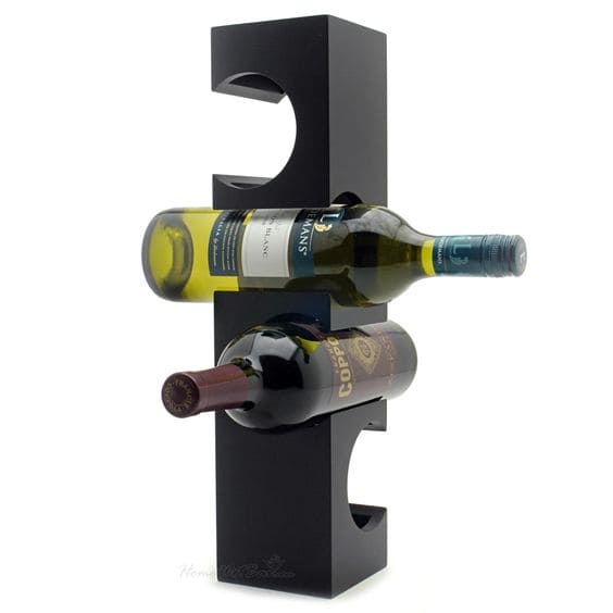 Quadra Vino Bottle Rack - metalit