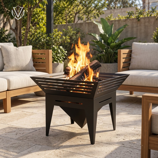 Tri Blaze outdoor bbq and bonfire firepit