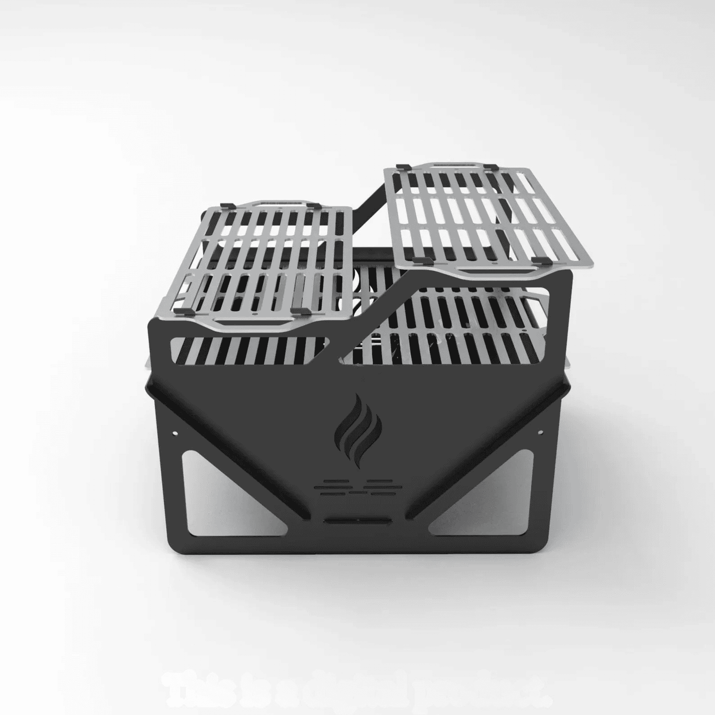 Blaze Glare 3-tired grill firepit for bonfire and BBQ/ Grilling