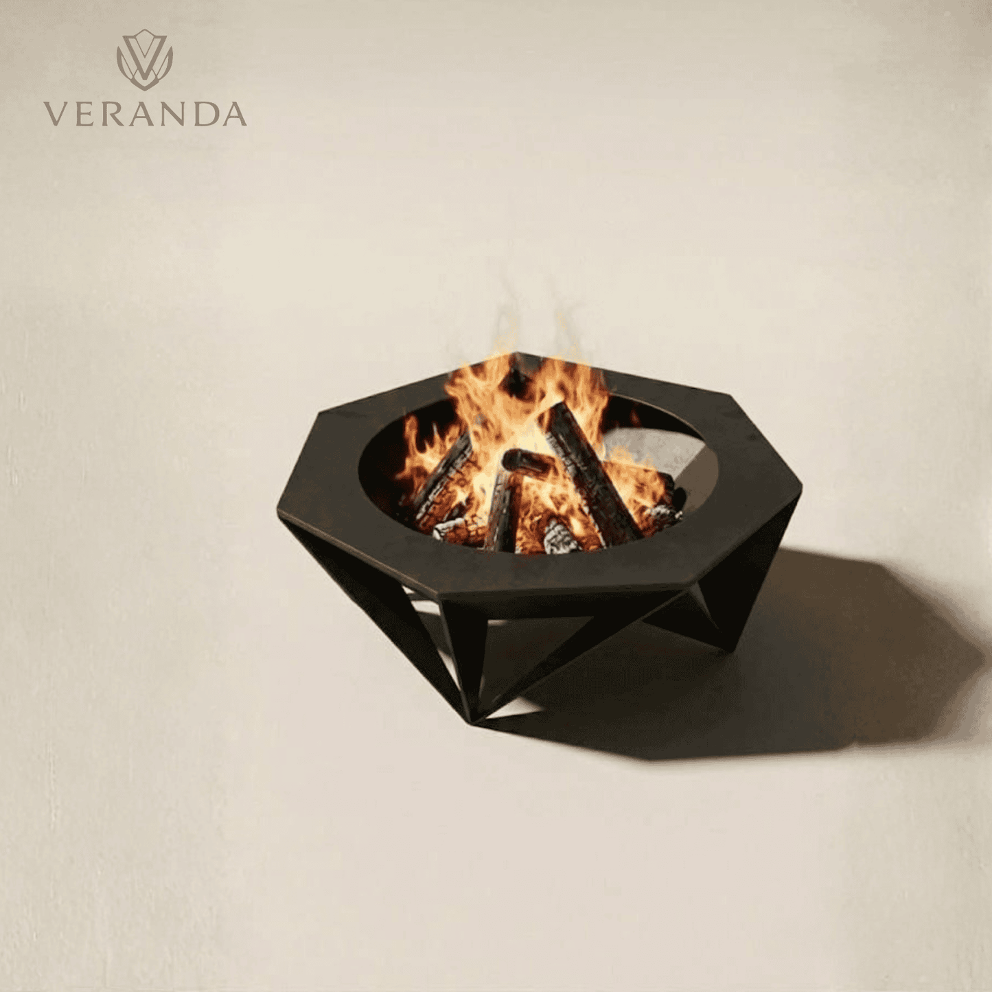 Diamond Frame Outdoor luxury Bonfire Firepit alaav/sigdi