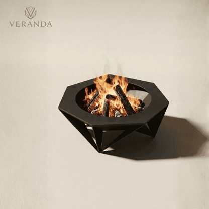 Diamond Frame Outdoor luxury Bonfire Firepit alaav/sigdi