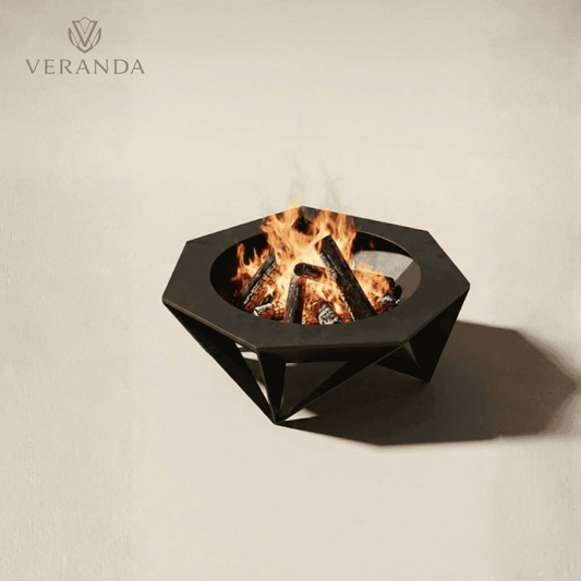 Diamond Frame Outdoor luxury Bonfire Firepit alaav/sigdi