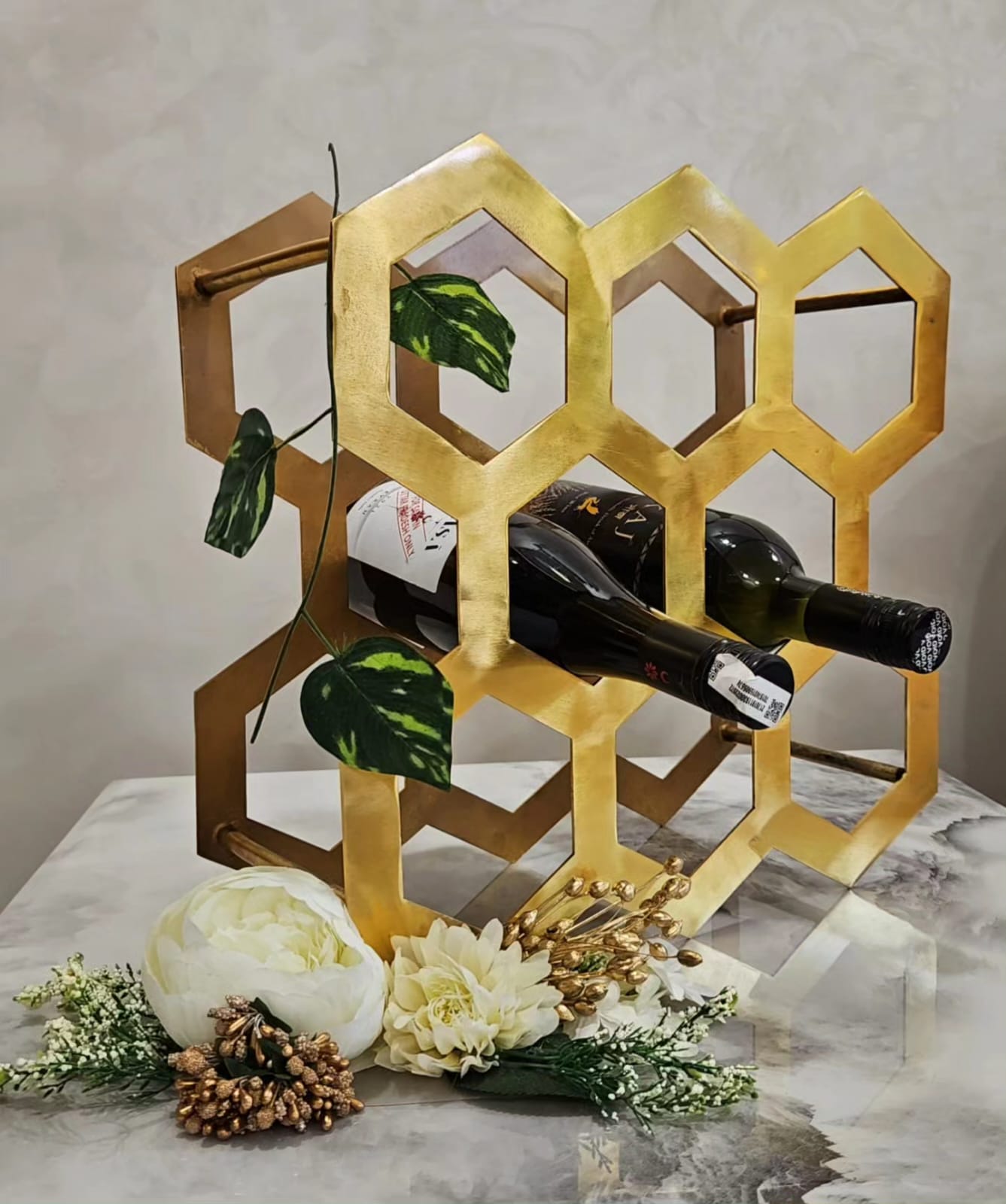 Vino blanco metal rack - metalit