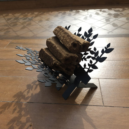 Cow-Dung wooden log from Vrindavan gaushala