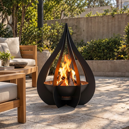 Flowerbud beautiful outdoor bonfire firepit