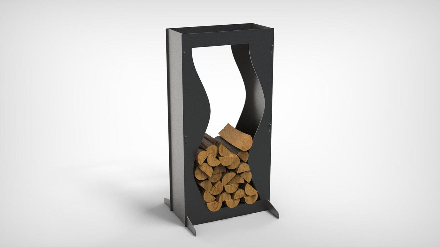 Wave Firewood Rack