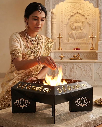 lakshmi devi beej mantra hawan kund by Metalit