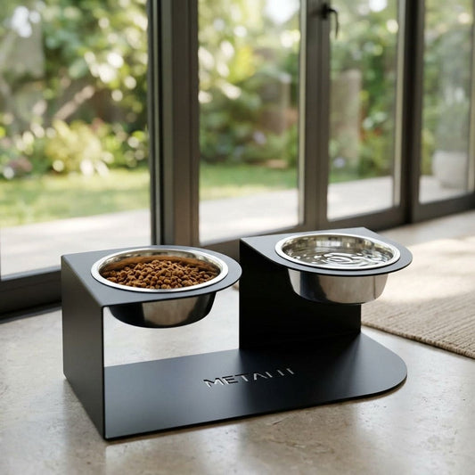 Infinity pet bowl stand