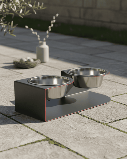 Infinity pet bowl stand