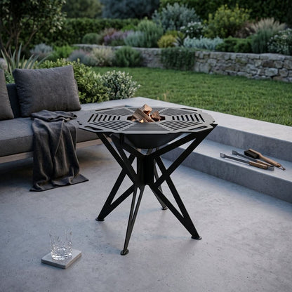 Tri Cross outdoor luxury bonfire Firepit