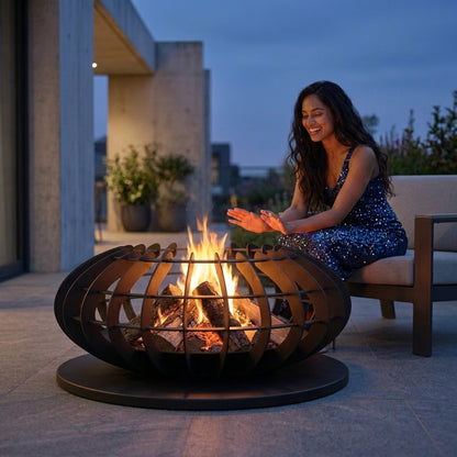 Glow Orb outdoor Bonfire firepit