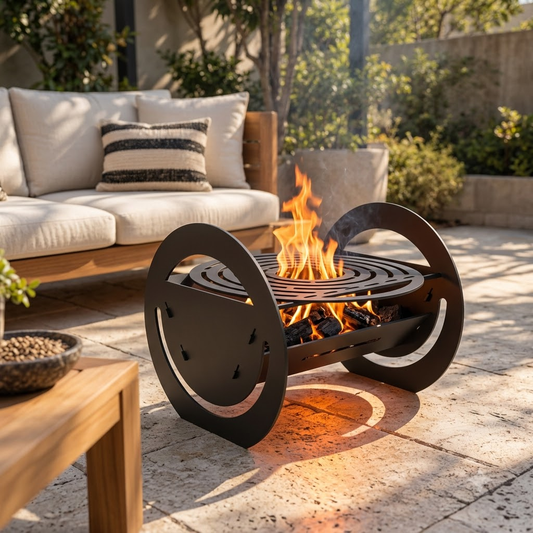 Grill Master collapsible outdoor fire pit - indoor multifunctional pit
