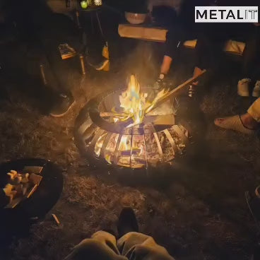 Glow Orb outdoor firepit