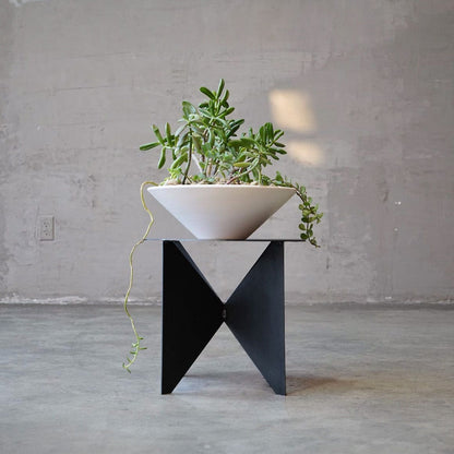 Pyramid Pedestal Nesting Table