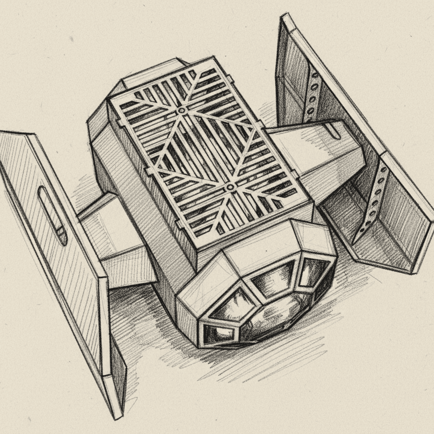 Star Wars inspired Outdoor luxury Bonfire Firepit and Griller/ BBQ pit