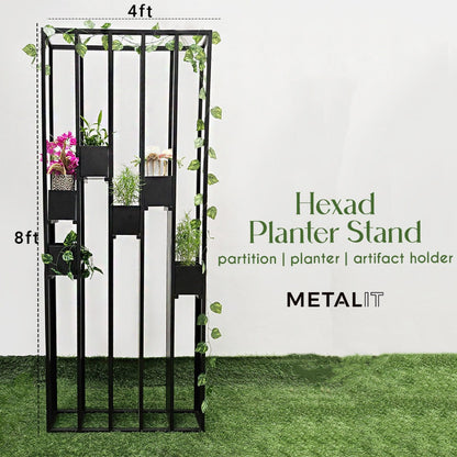 Hexad planter stand - metalit