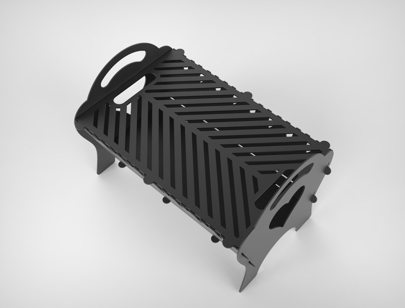 Lovebird Grill collapsible outdoor fire pit - metalit