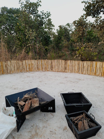 Party warmer outdoor fire pit - metalit